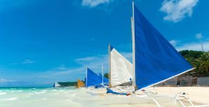 Boracay sail boats