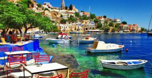 Greek holidays at Symi island