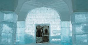 The Ice Bar at Sweden's Ice Hotel
