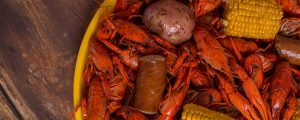 crawfish boil in New Orleans