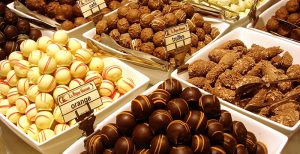 chocolate shop in Belgium