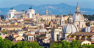 rome italy skyline