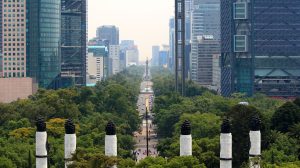 tree-lined streets and center square