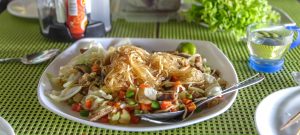 Filipino noodle pancit