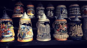 German beer stein