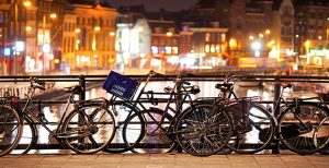 Bikes on a Bridge