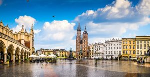 city center krakow poland