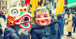 Chinese new year masks