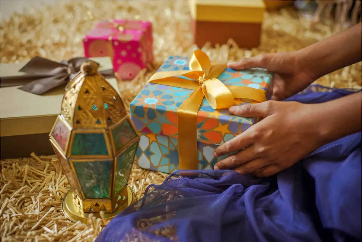 Enveloppe D'argent De Fitr D'Al D'Eid Pour La Grande Conception De